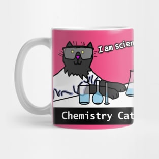 I am Sciencing say Chemistry Science Cat Mug